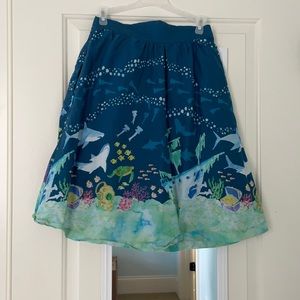 High waisted shipwreck skirt